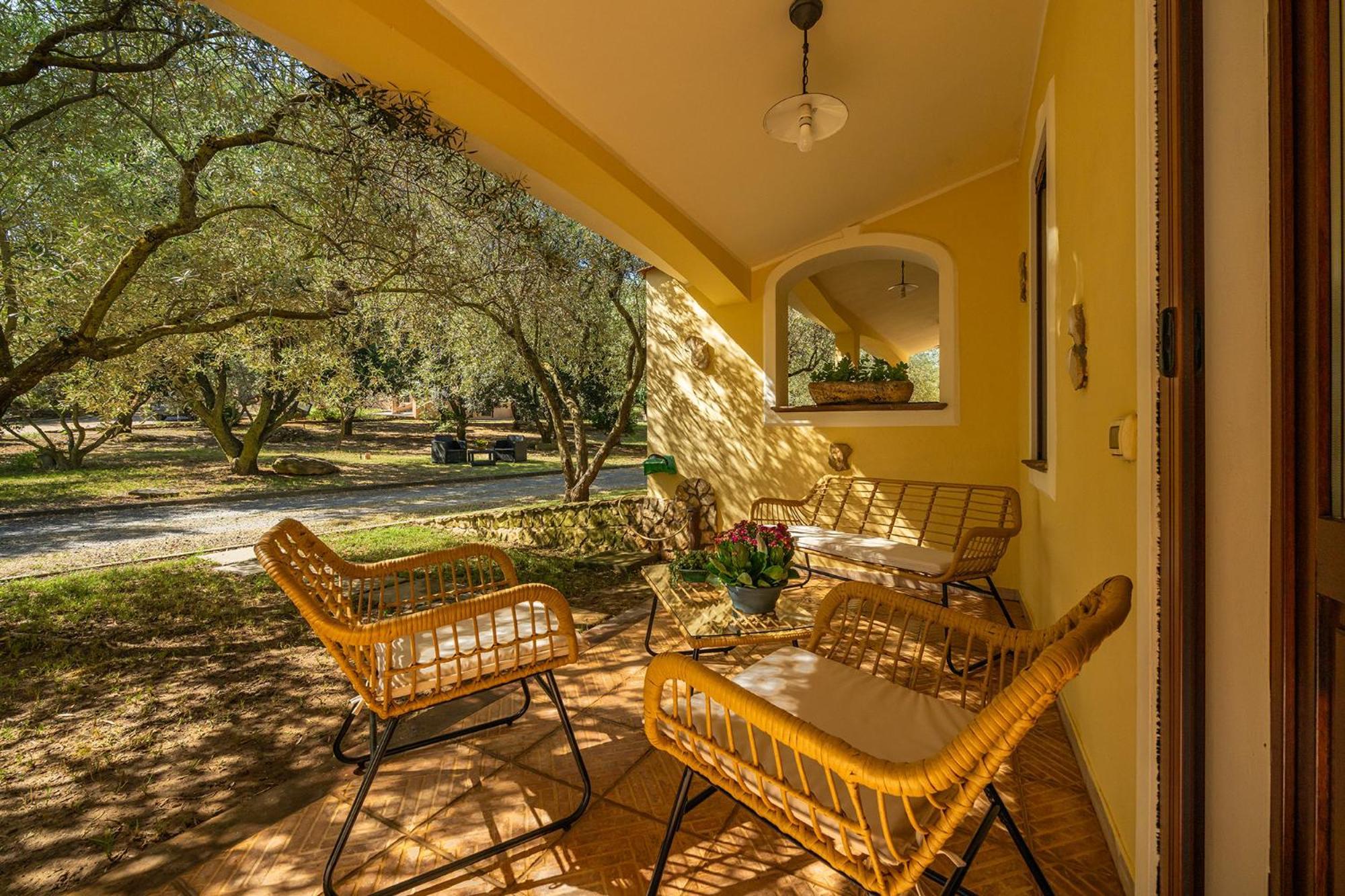 Residenza Parco Degli Ulivi Villa Villamassargia Exterior foto
